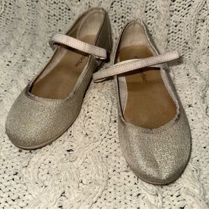 Childrenchic Cassie Mary Jane Sparkly Gold Dress Shoes EU 31/US 13.5